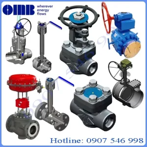 Van OMB Valves Chính Hãng Italy Van Bi, Van Bướm, Van Cryogenic API 6D Giá Tốt