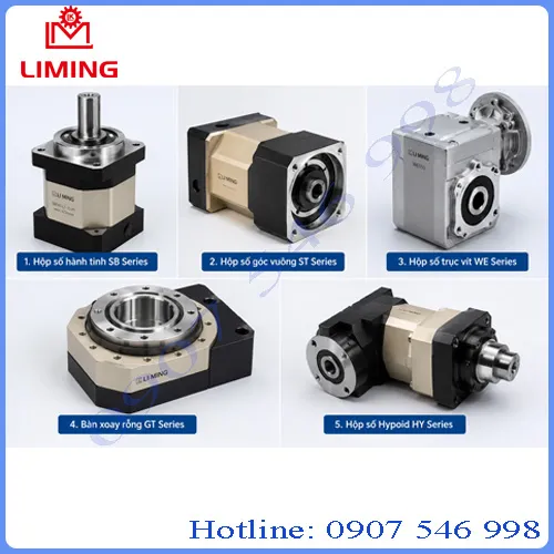 Hộp Số Giảm Tốc LI MING Chính Hãng hộp số giảm tốc li ming